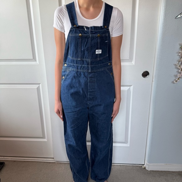 hercules union made Other - Vintage 50s 60s HERCULES dark Denim Overalls unisex M  VERY RARE union made
